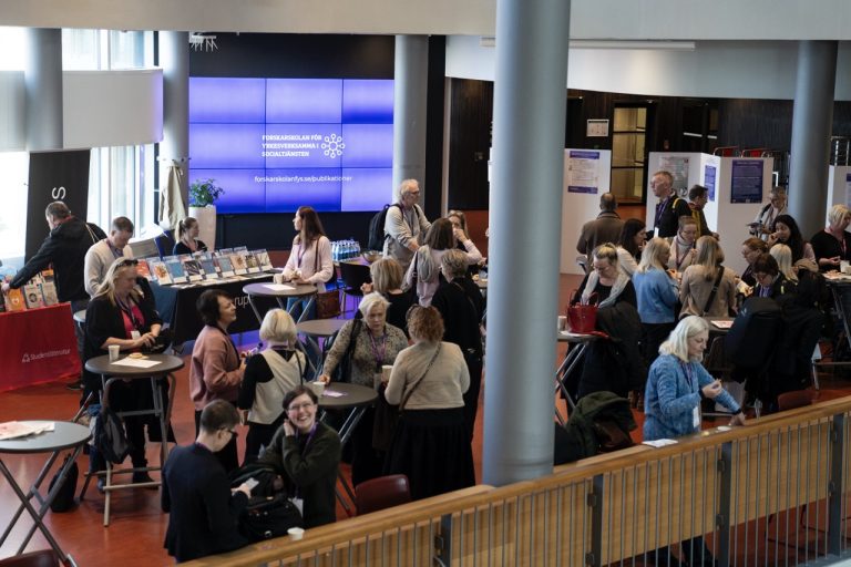 FYS, Forskarskolan för yrkesverksamma i socialtjänsten, konferens på Niagara den 06:e mars 2025. 
(Information kring fotografering har getts på skriftiligt på lappar och muntligt)