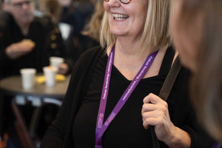 FYS, Forskarskolan för yrkesverksamma i socialtjänsten, konferens på Niagara den 06:e mars 2025. 
(Information kring fotografering har getts på skriftiligt på lappar och muntligt)