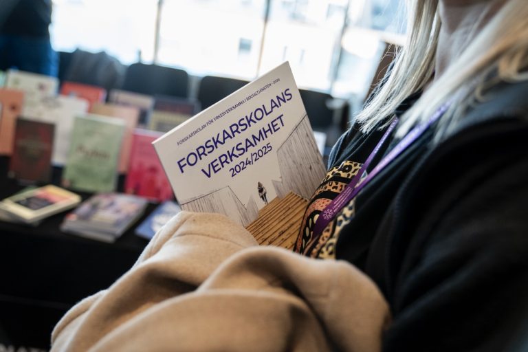 FYS, Forskarskolan för yrkesverksamma i socialtjänsten, konferens på Niagara den 06:e mars 2025. 
(Information kring fotografering har getts på skriftiligt på lappar och muntligt)