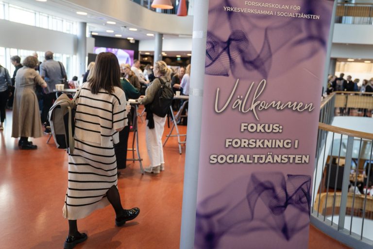 FYS, Forskarskolan för yrkesverksamma i socialtjänsten, konferens på Niagara den 06:e mars 2025. 
(Information kring fotografering har getts på skriftiligt på lappar och muntligt)
